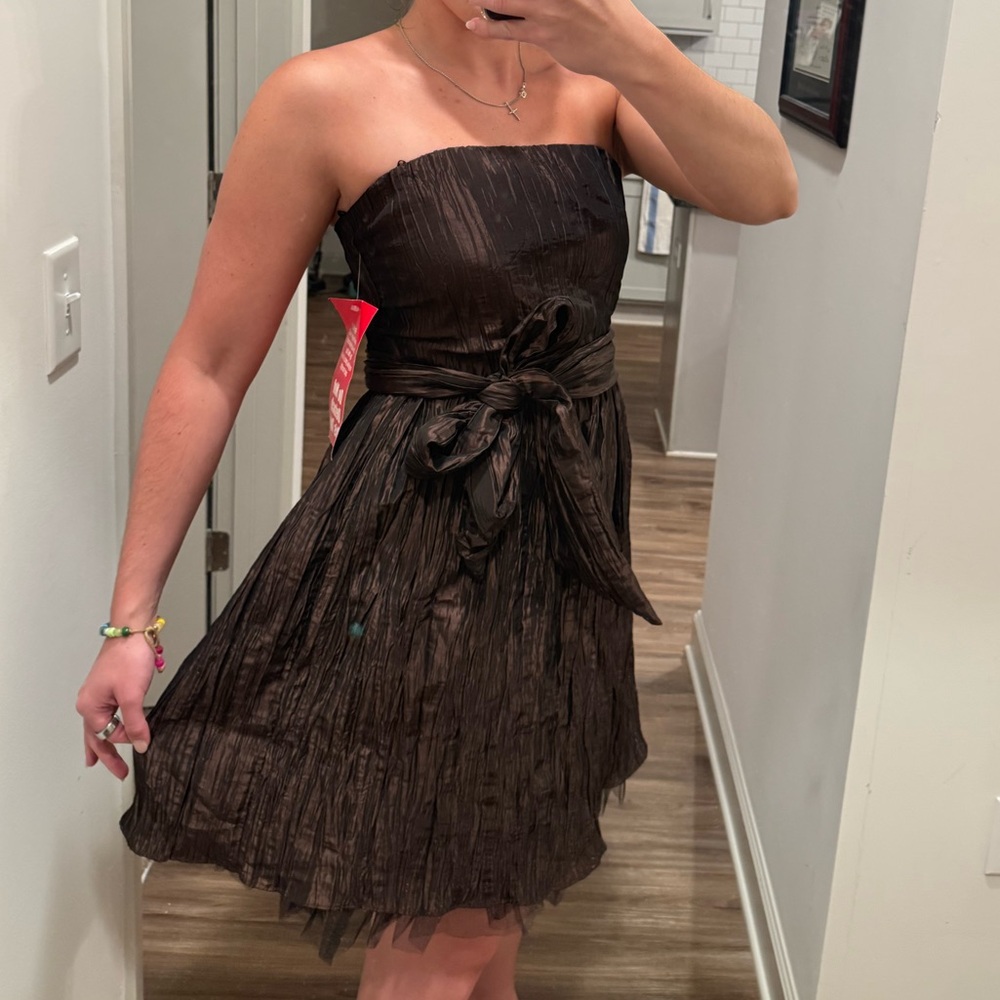 NWT Vintage Chocolate Cocktail Dress